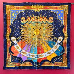 Carré foulard Hermès Carpe...