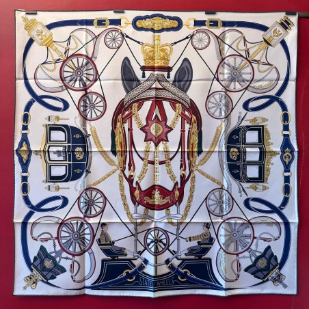 Carré foulard Hermès Stately wheels