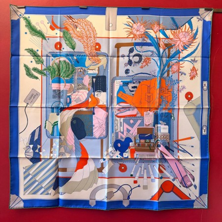 Carré foulard Hermès Bagage à main