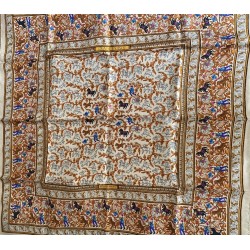 Carré foulard Hermès Chasse...
