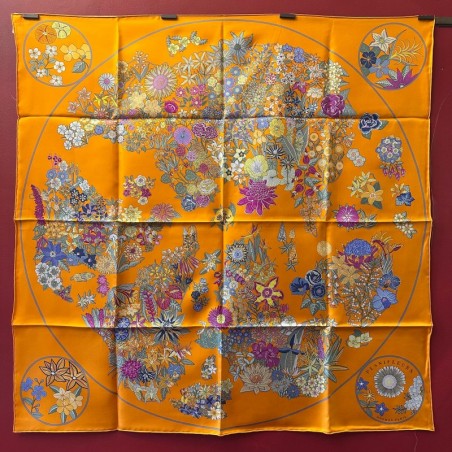 Carré foulard Hermès Planifleurs
