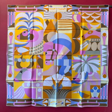 Carré foulard Hermès Hermès parade en fanfare