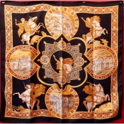Carré foulard Hermès Le...