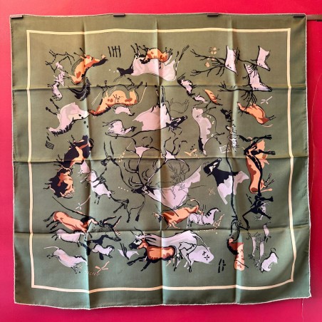 Carré foulard Hermès Grottes de Lascaux