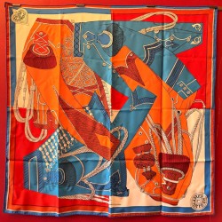 Carré foulard Hermès...