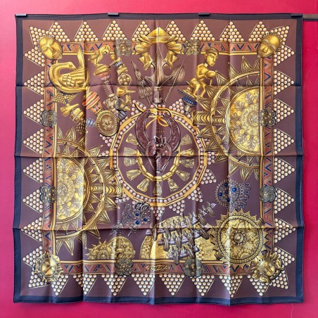 Carré foulard Hermès L'or des chefs