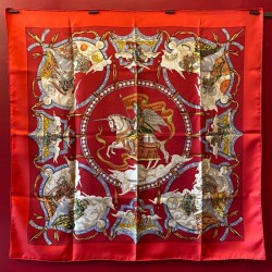 Carré foulard Hermès...